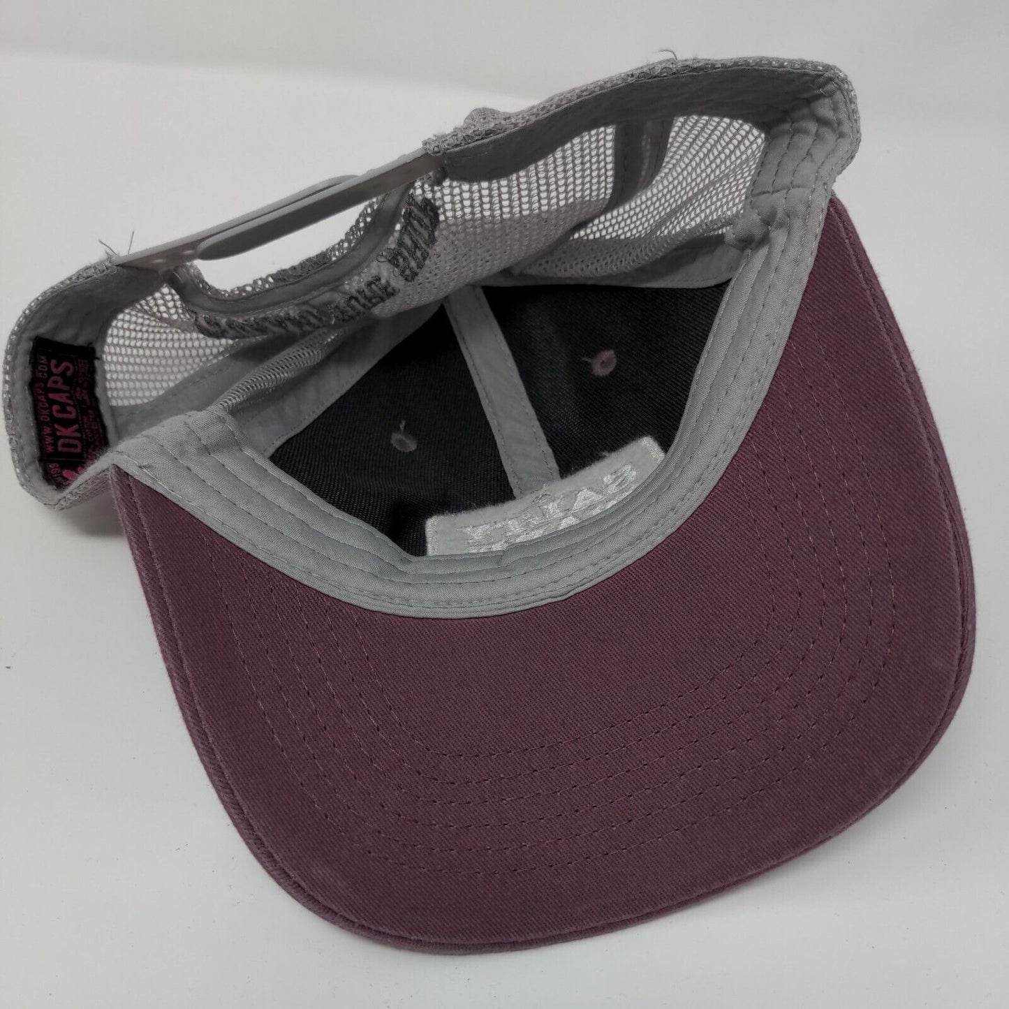 Salty Wave Snapback Trucker Hat Red OSFA Mesh Back Tsunami Surf Shop