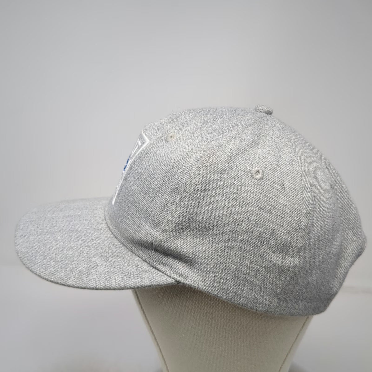 Ford Snapback Hat Gray One Size Built Tough Logo Graphic Embroidered Auto Truck