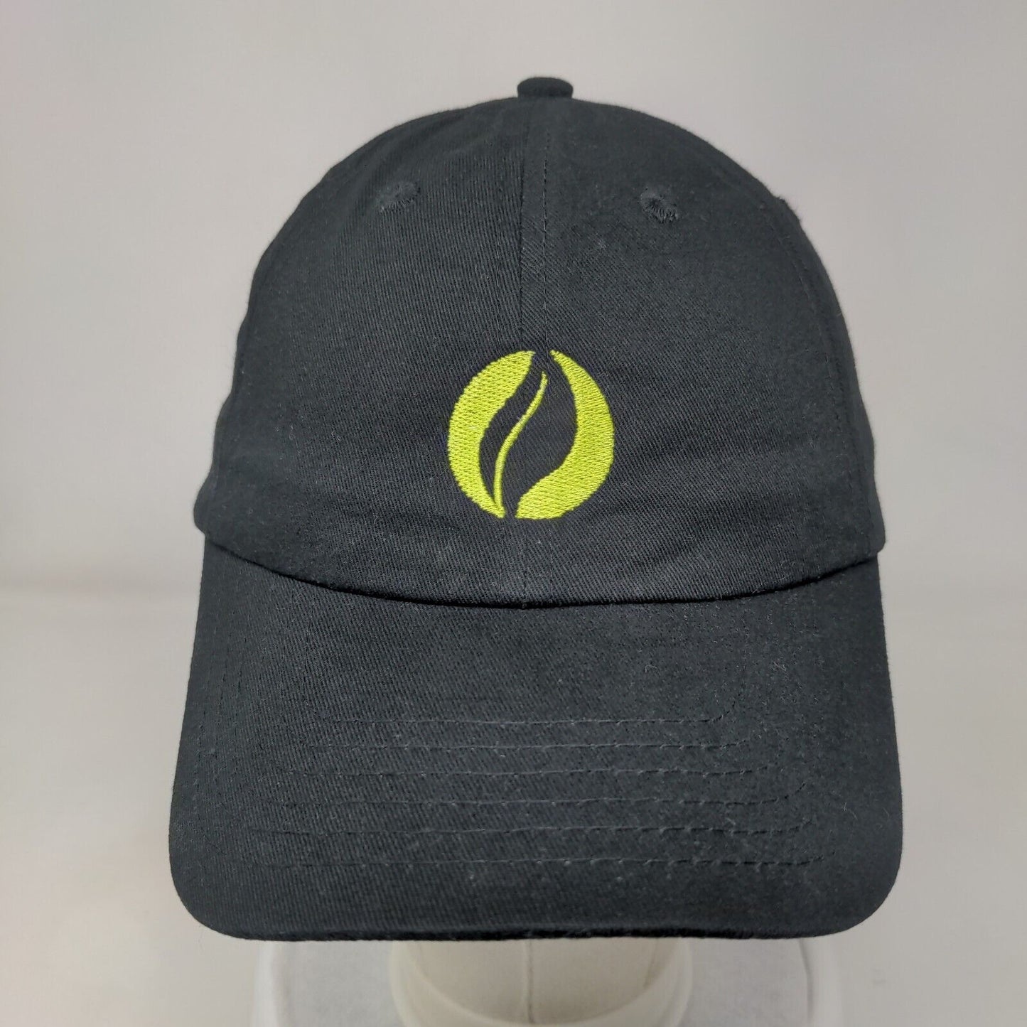 EcoprintQ Slideback Hat Black One Size Embroidered Vent Holes Big X