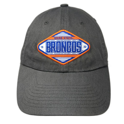 Captivating Boise State Broncos NCAA Cap Gray One Size Slideback Embroidered