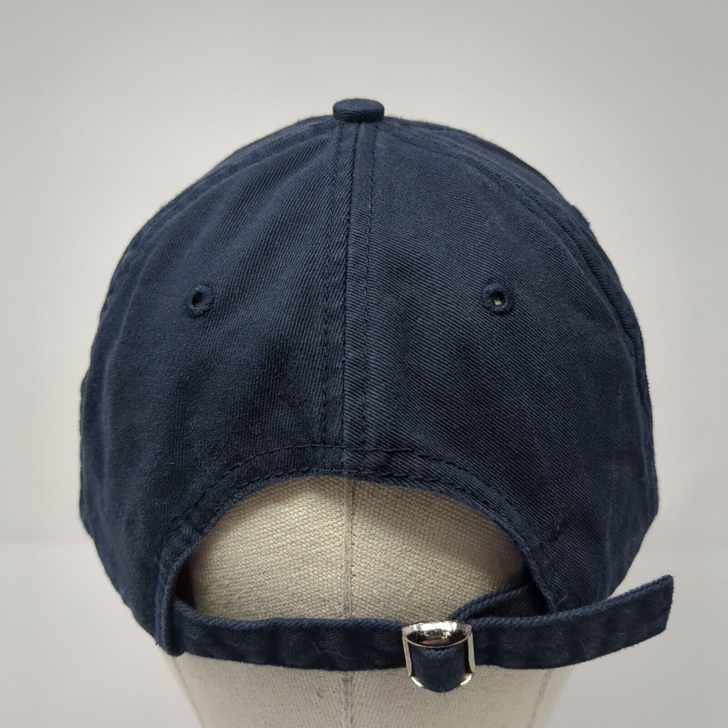 Calligan Slideback Hat Blue One Size Adjustable Embroidered 6 Panel Cotton