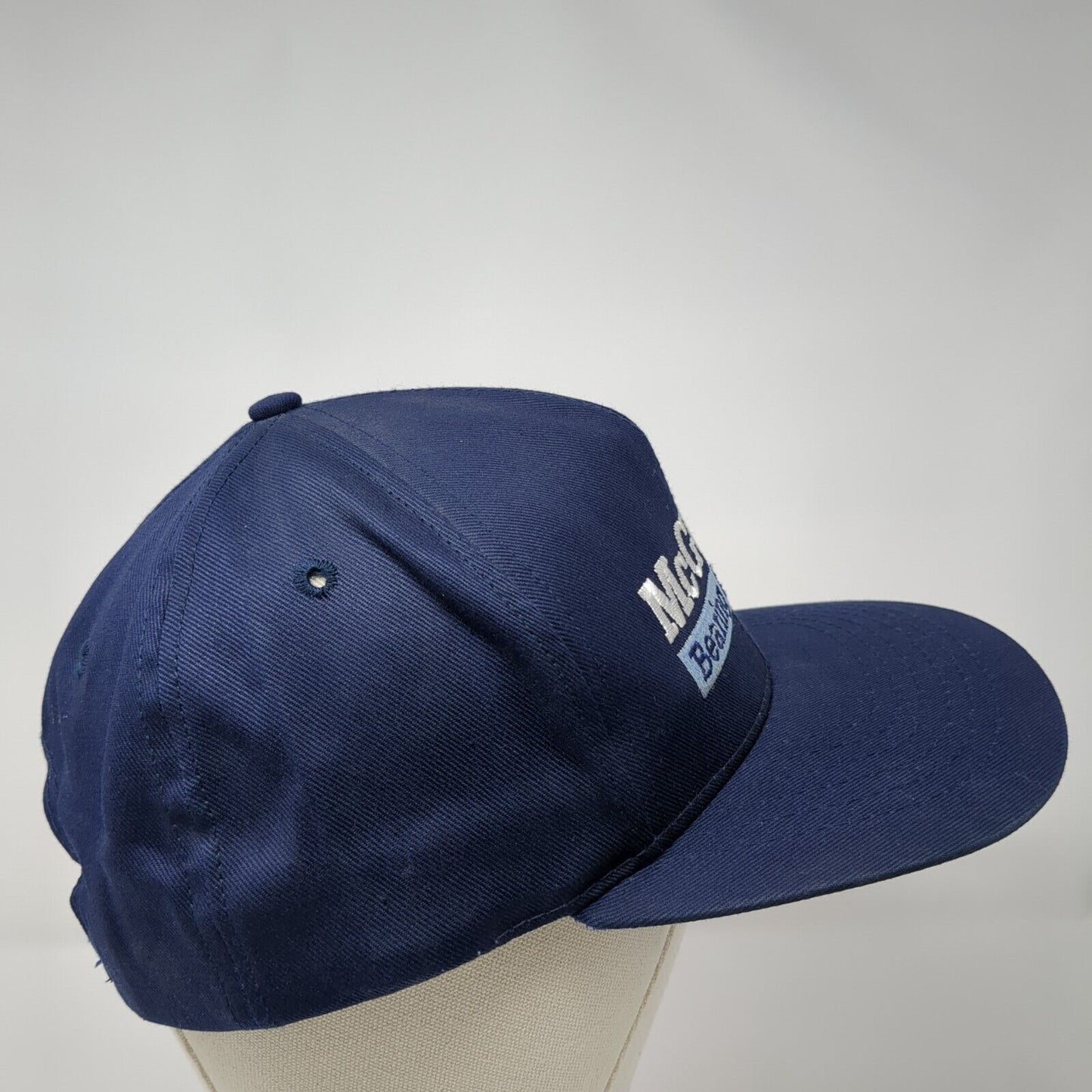 McGuire Bearing Company Snapback Hat Blue One Size Adjustable Richardson