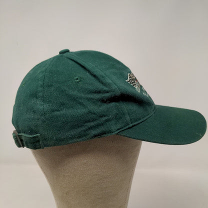 Beck's International Racing Club Men's Slideback Hat Green Embroidered Logo