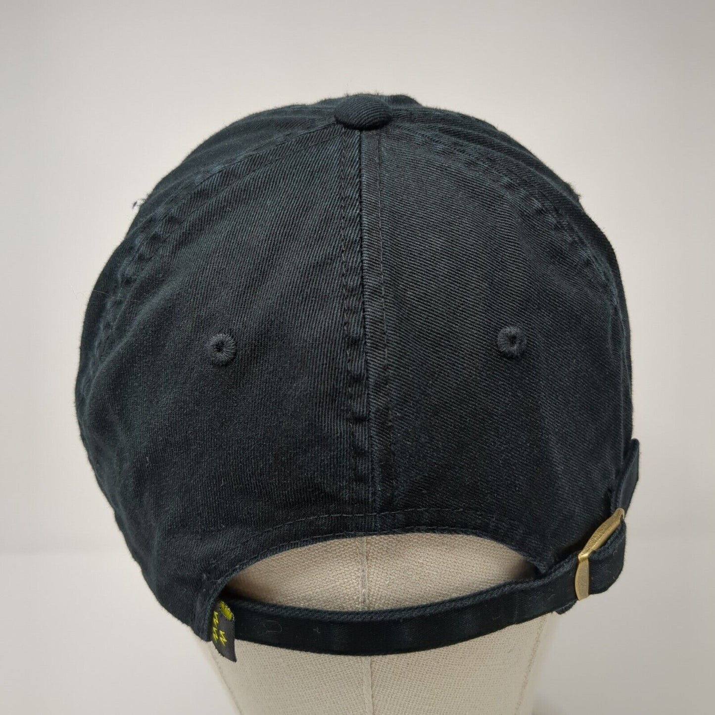 Birds of Condor Slideback Hat Black Embroidered Golf Sux Logo 100% Cotton