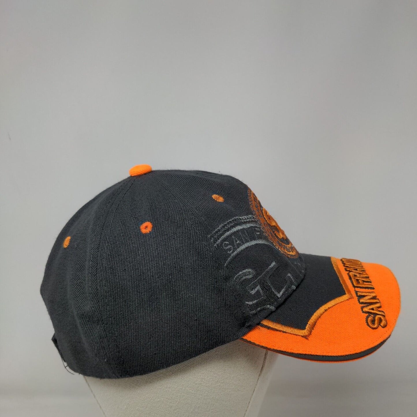 SF San Francisco Strapback Hat Multicolor One Size Adjustable Embroidered Lanza