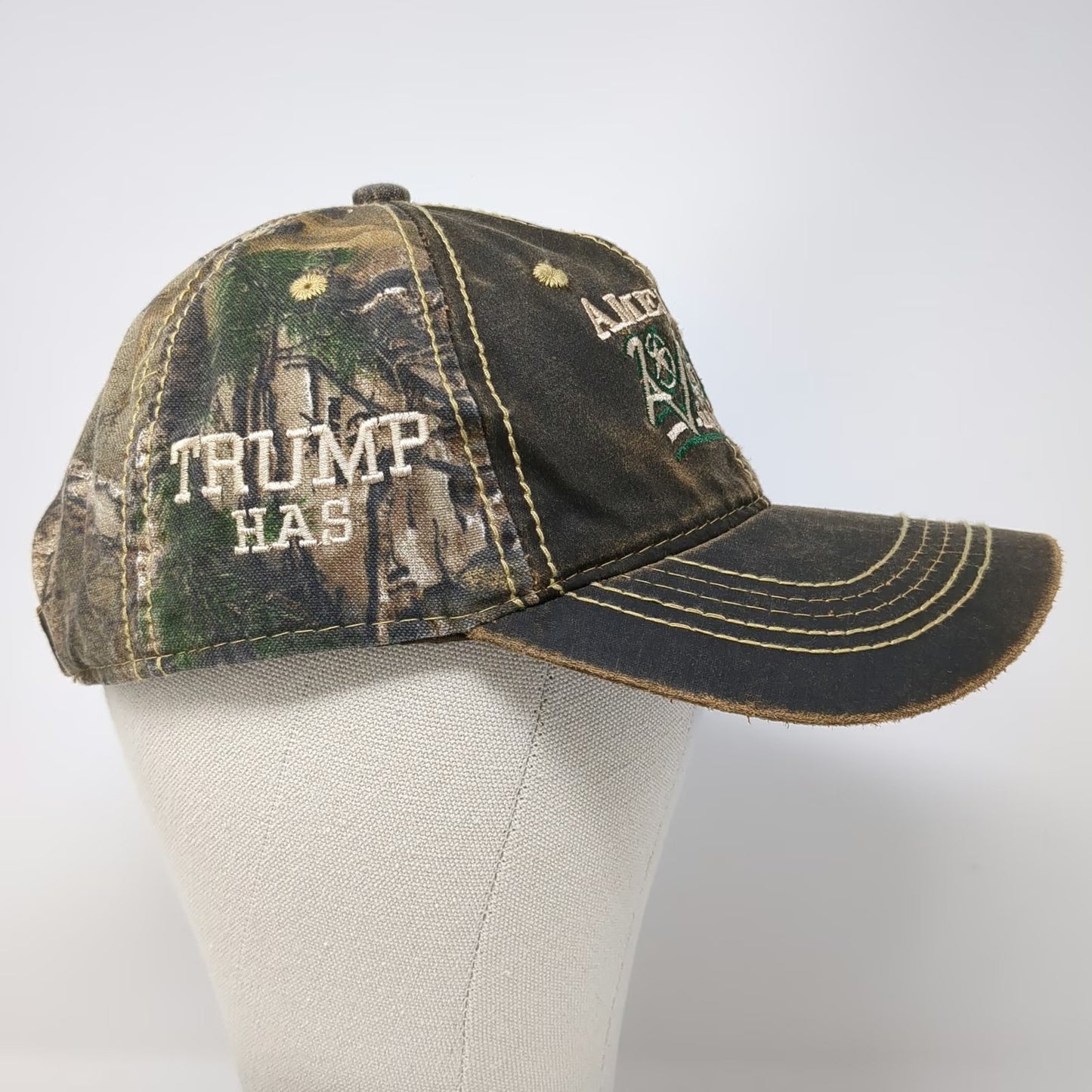 Port Authority Baseball Cap Brown Camo One Size Trump 2020 America Vision Hat