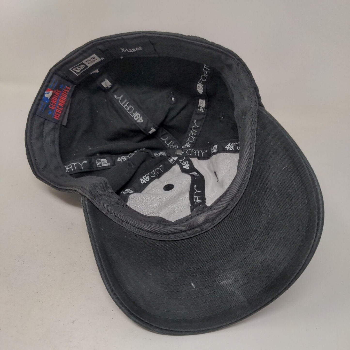 New Era Men's Fitted Hat Black XL Embroidered Colorado Rockies Logo XL 49Forty