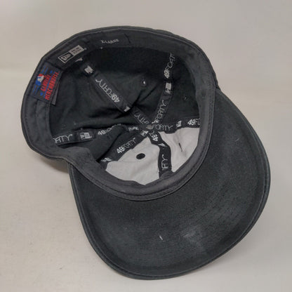 New Era Men's Fitted Hat Black XL Embroidered Colorado Rockies Logo XL 49Forty