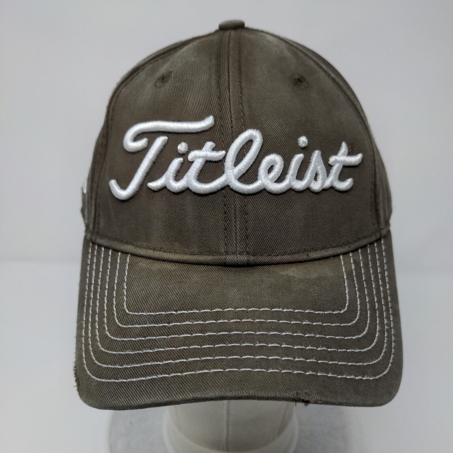 Titleist #1 Slideback Hat Brown OSFA Adjustable Embroidered New Era
