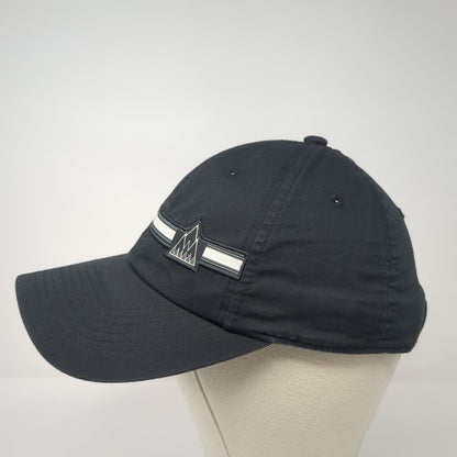 Level Wear Classics Strapback Baseball Cap Black One Size Adjustable 6 Panel