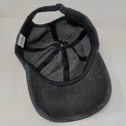 Eat Sleep Play Guitar Repeat Slideback Hat Gray One Size Adjustable