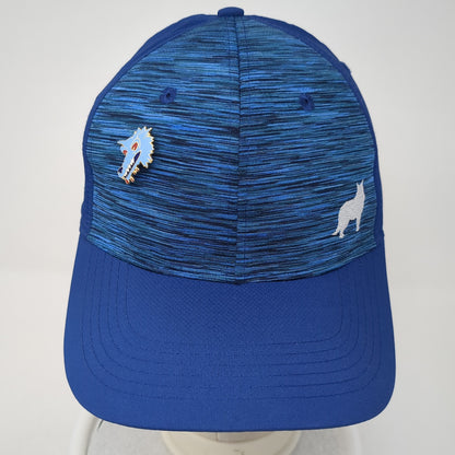 Paiute Strapback Hat Blue One Size Adjustable Mid Fit Ahead Performance