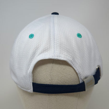Macron Baseball Cap White One Size PGA Jr League Patterned Underbill Golf Hat