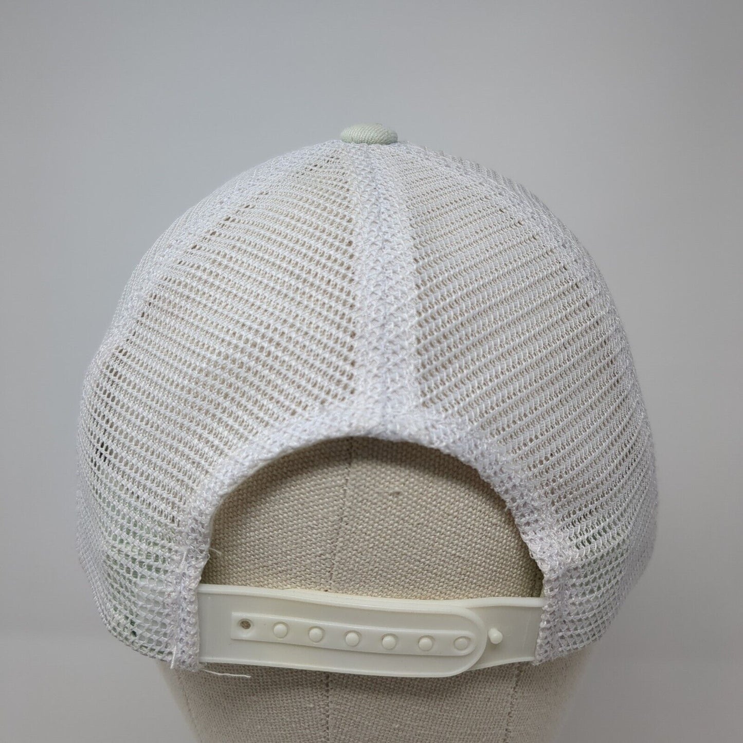 Costa Del Mar Snapback Mesh Back Trucker Hat Green One Size Embroidered