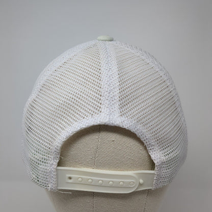 Costa Del Mar Snapback Mesh Back Trucker Hat Green One Size Embroidered