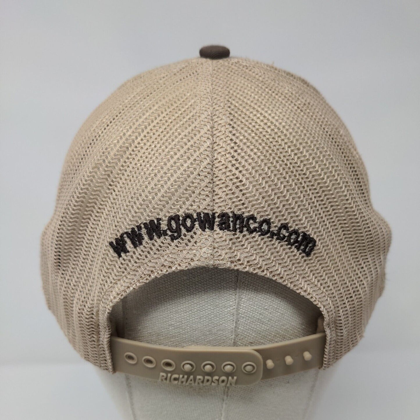 Onager Miticide Snapback Mesh Back Trucker Hat Brown One Size Richardson