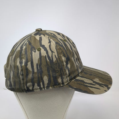 Ducks Unlimited Baseball Cap Green Camo One Size Duck Logo Slideback Hat Hunting