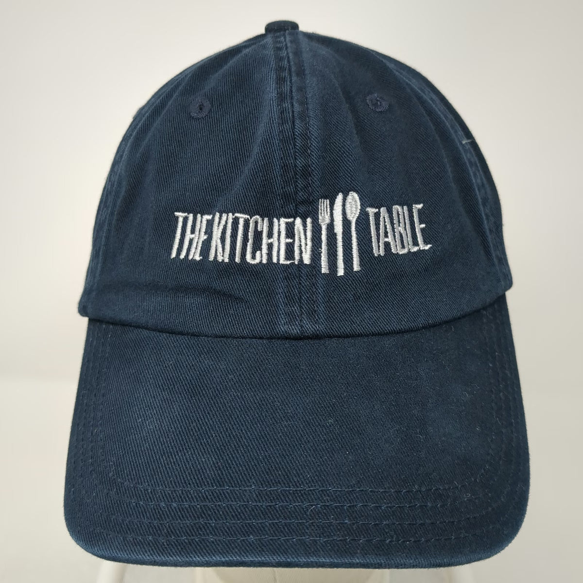Alternative Blue One Size Baseball Cap Hat The Kitchen Table Restaurant Logo