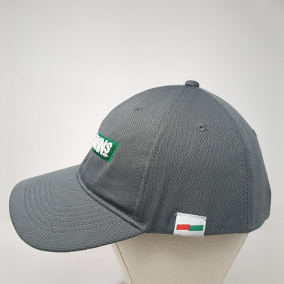 Papa Johns Strapback Baseball Cap Gray One Size Adjustable Employee Crew Hat