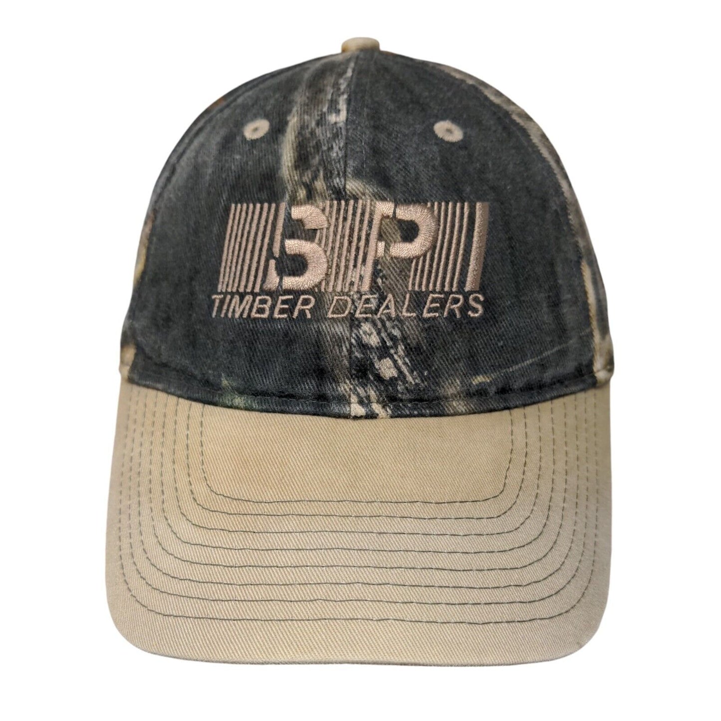 Timber Dealers Strapback Hat Camo One Size Adjustable Embroidered