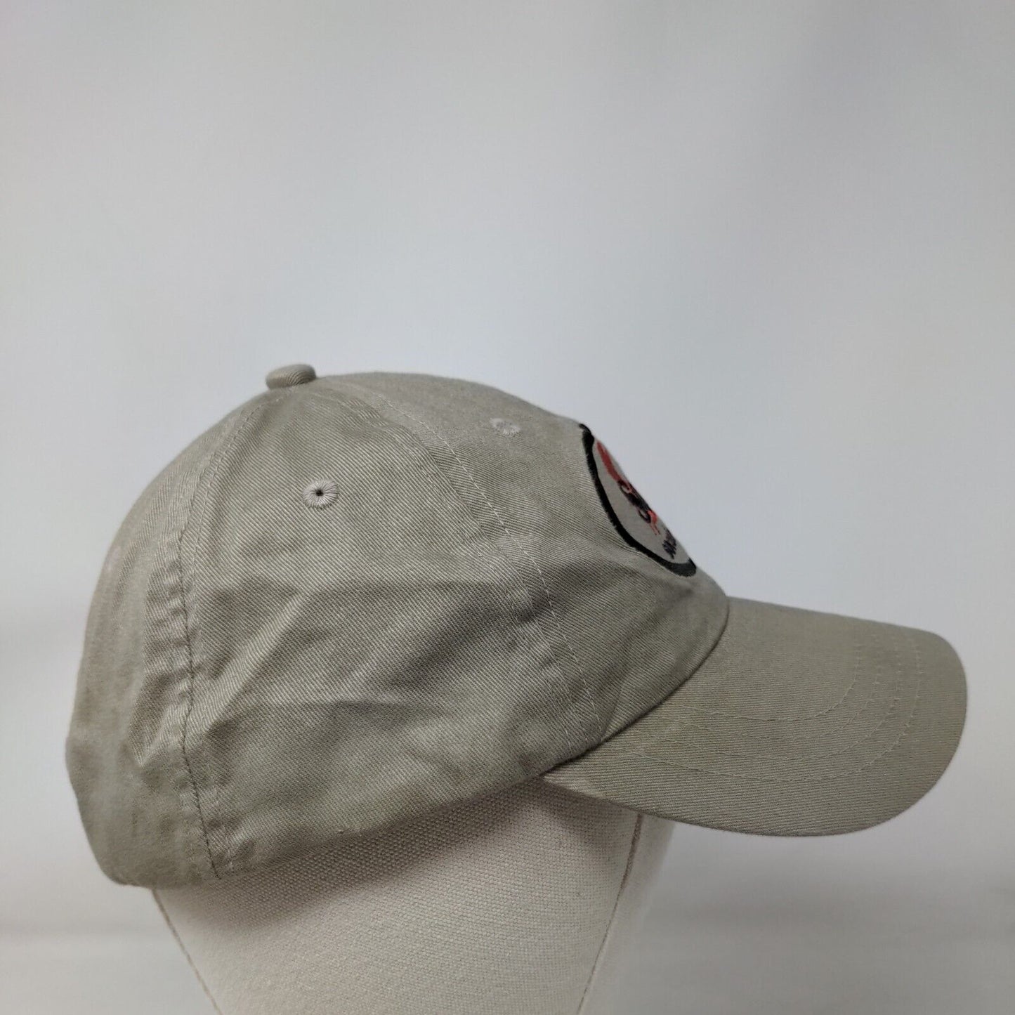 SoCo Crab Slideback Hat Tan OSFM Embroidered Adjustable 6 Panel