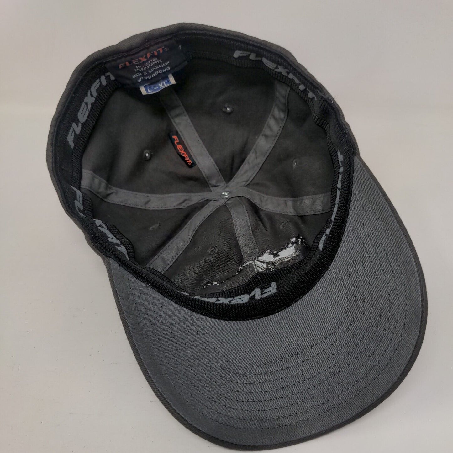 Strong Tuesday Fitted Hat Gray L-XL Embroidered Flexfit Yupoong