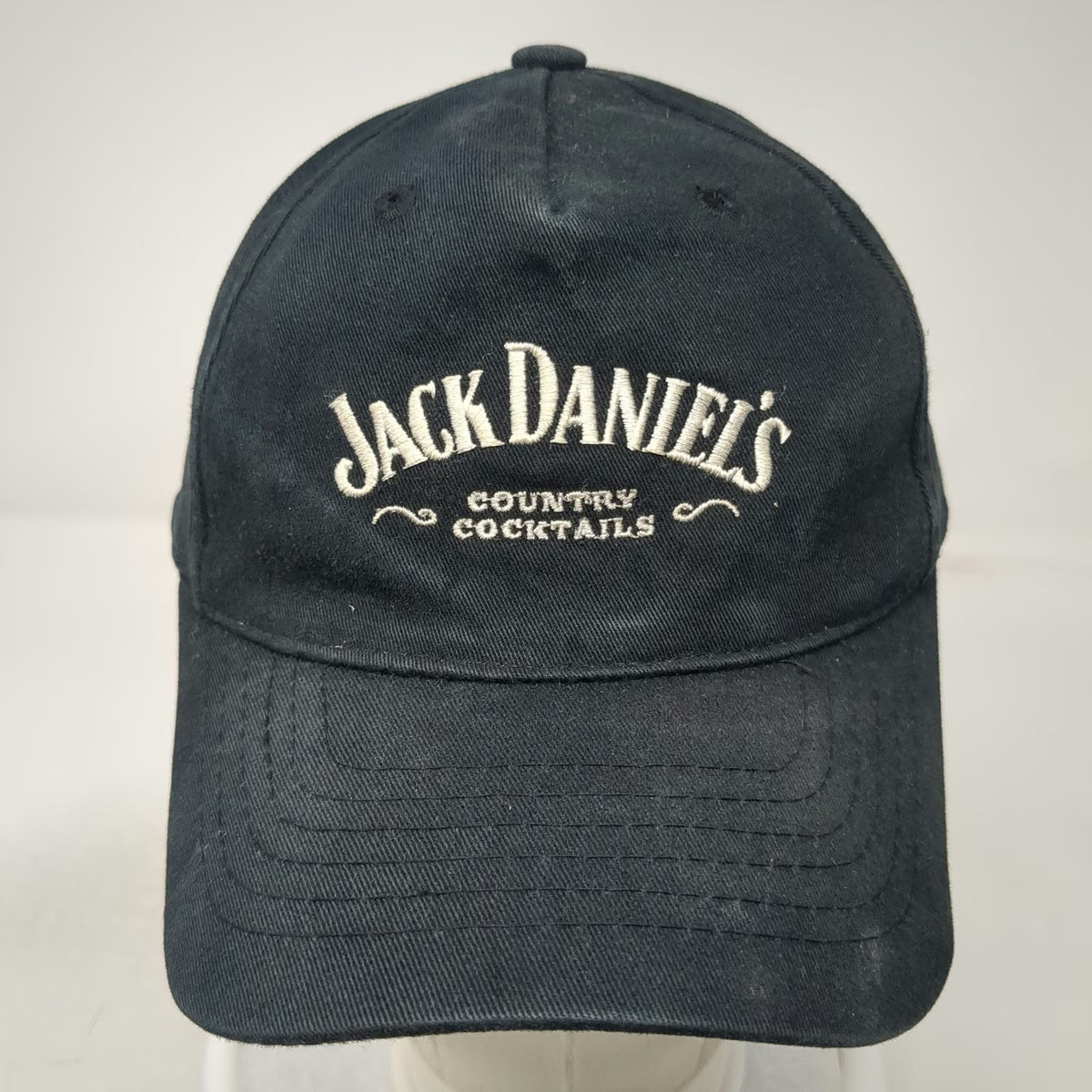 Magic Headwear 5 Panel Black OSFM Hat Jack Daniels Country Cocktails Strapback