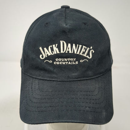Magic Headwear 5 Panel Black OSFM Hat Jack Daniels Country Cocktails Strapback