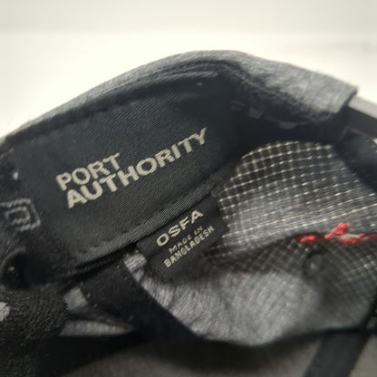 Port Authority Snapback Gray One Size Hat SME Steel SLC Airport Project Logo