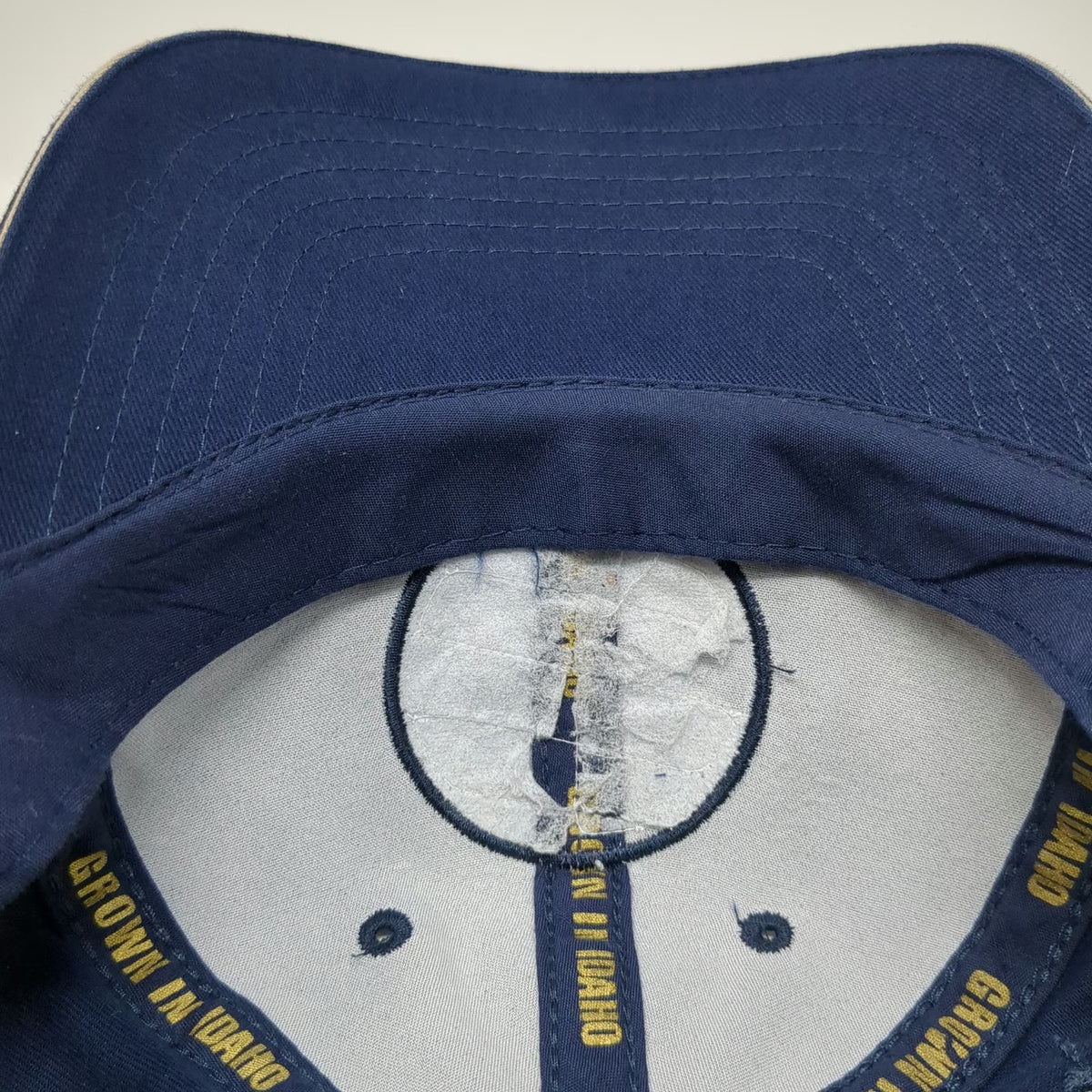 Promo Shop Idaho Potatoes Patch Blue One Size Baseball Cap Cotton Strapback Hat