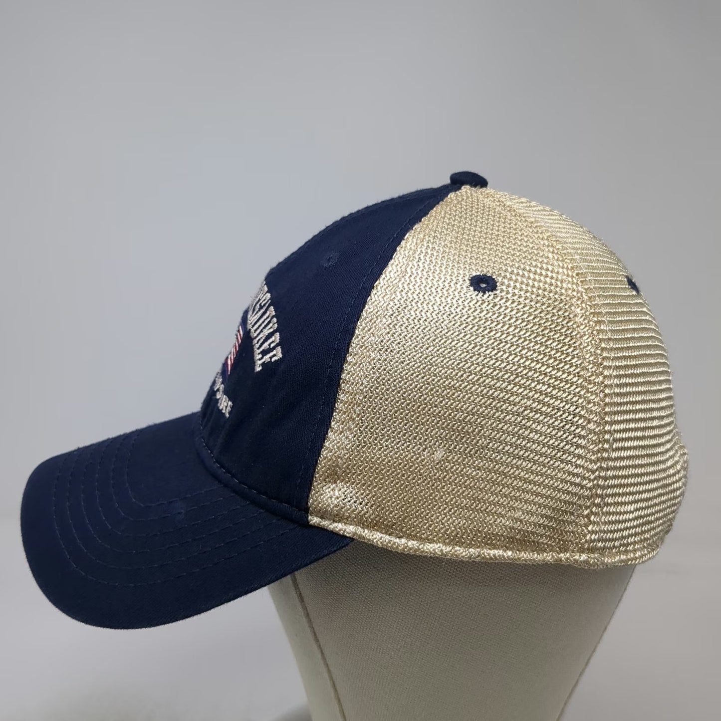 Triangle Lake Winnipesaukee New Hampshire USA Flag Blue One Size Trucker Hat
