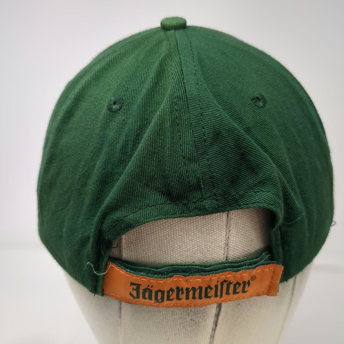 WMS Studio Jagermeister Baseball Cap Green One Size Gold Orange Strapback Hat