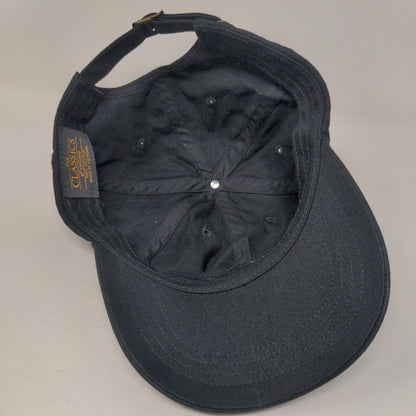 The Classics Yupoong Slideback Hat Black One Size Embroidered 6 Panel
