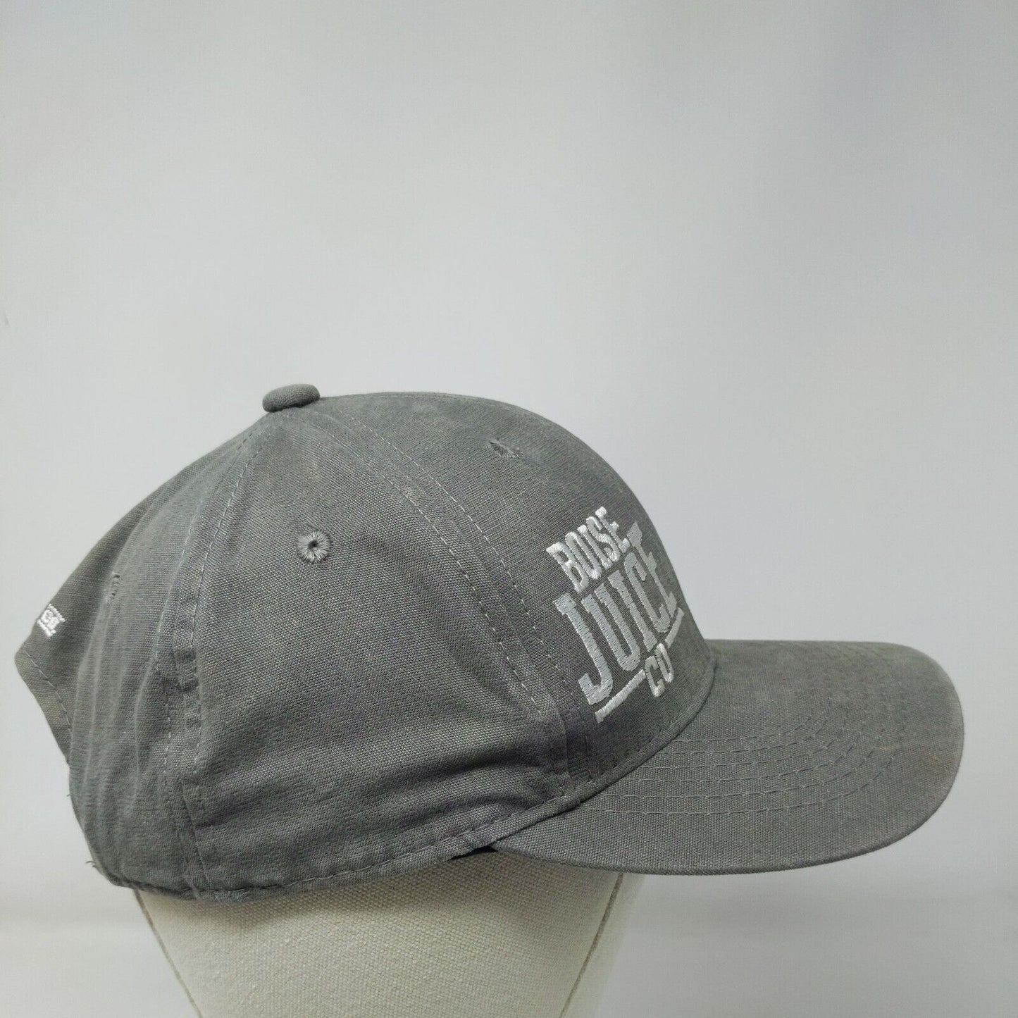 Boise Juice Co Snapback Hat Gray OSFM Embroidered 6 Panel Outdoor Cap