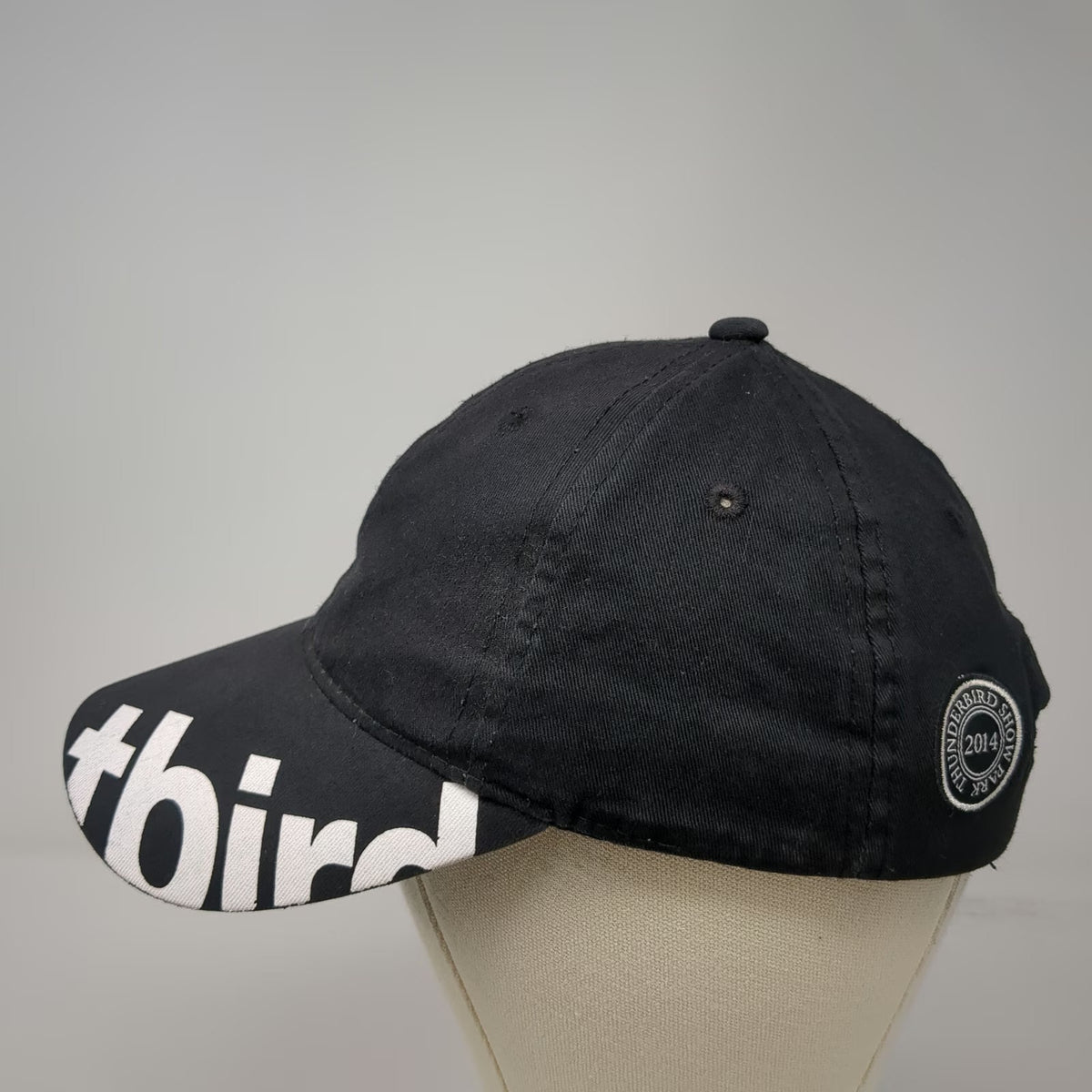 Thunderbird Show Park 2014 Equestrian Baseball Cap Black One Size Graphic Hat