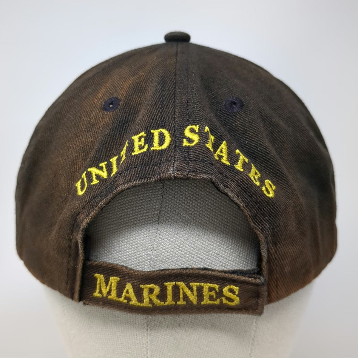 Eagle Crest Baseball Cap Black OSFM United States Marine Corps EGA Emblem Hat
