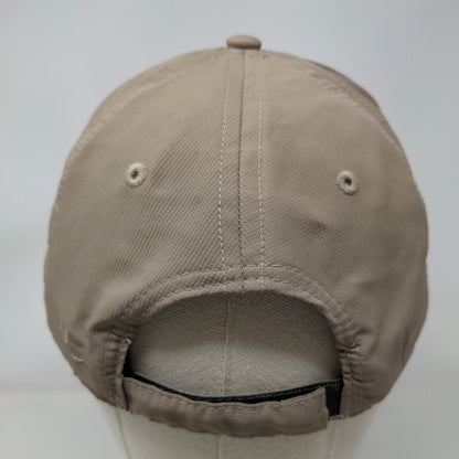 Midwest Landscape Industries Adult Strapback Hat Tan One Size Outdoor Cap