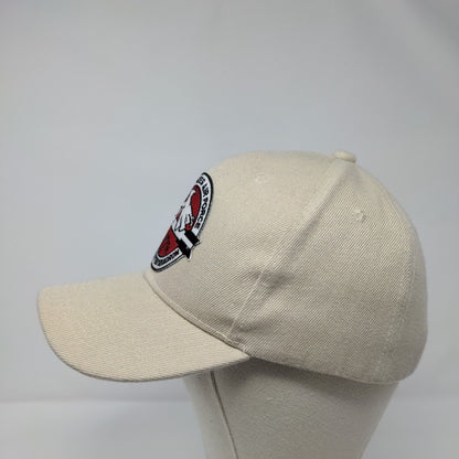 United States Air Force Tactical Fighter Squadron Strapback Hat Tan OSFA 6 Panel