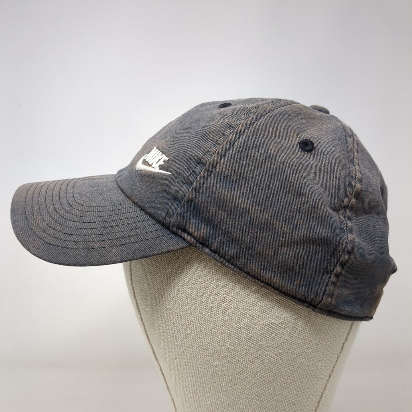 Nike Slideback Hat Blue OSFM Adjustable Embroidered Swoosh Heritage86 Cotton