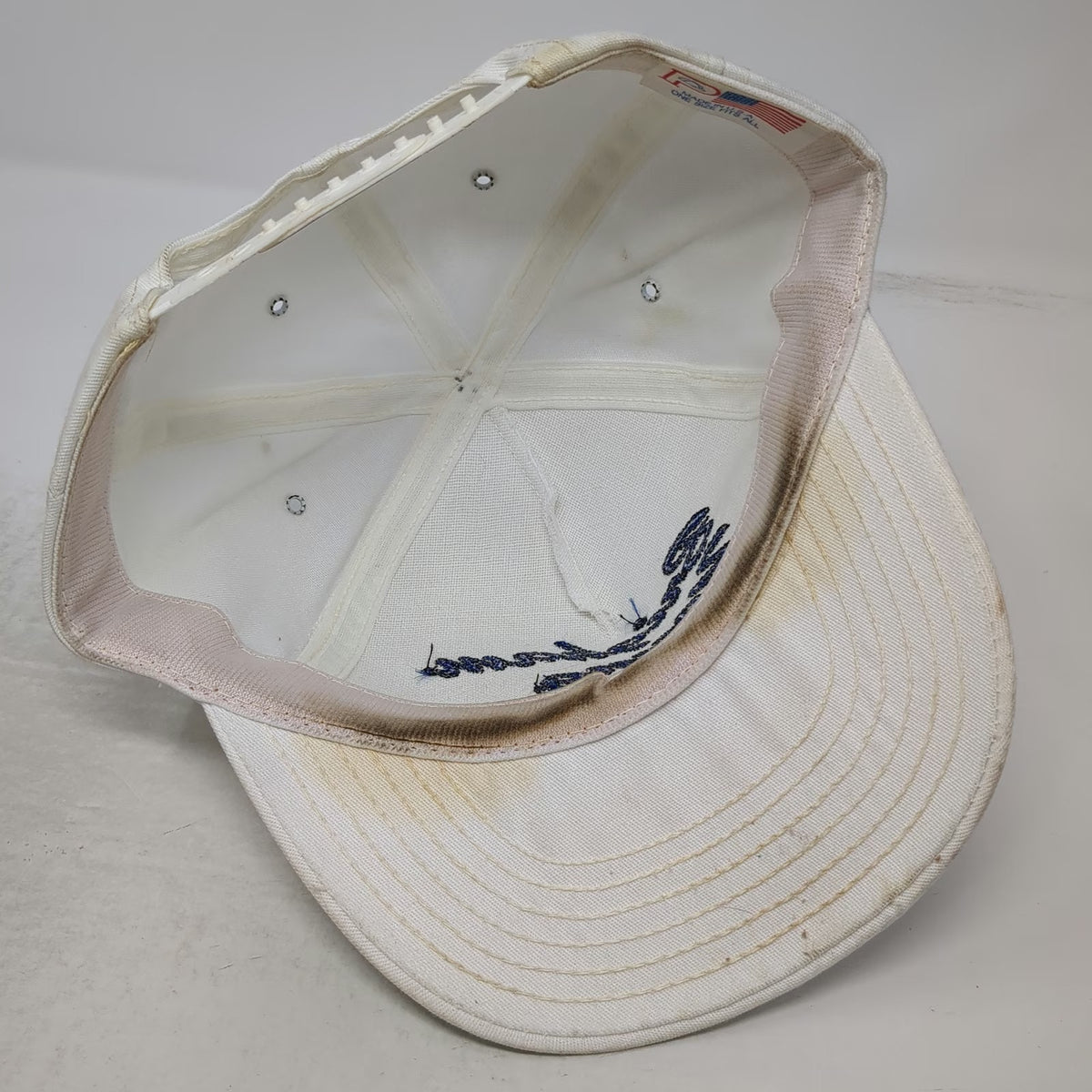 Brigham Young Cougars NCAA Pro Cap White Trucker Snapback Hat USA Made Vintage
