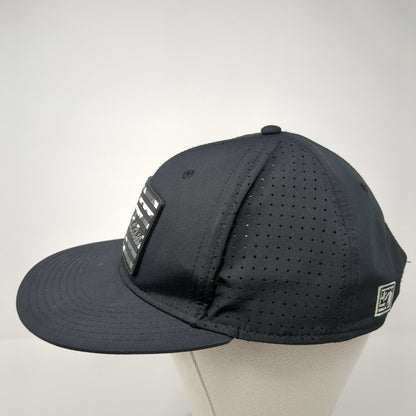 American Flag Snapback Hat Black One Size Adjustable Patriotic The Game