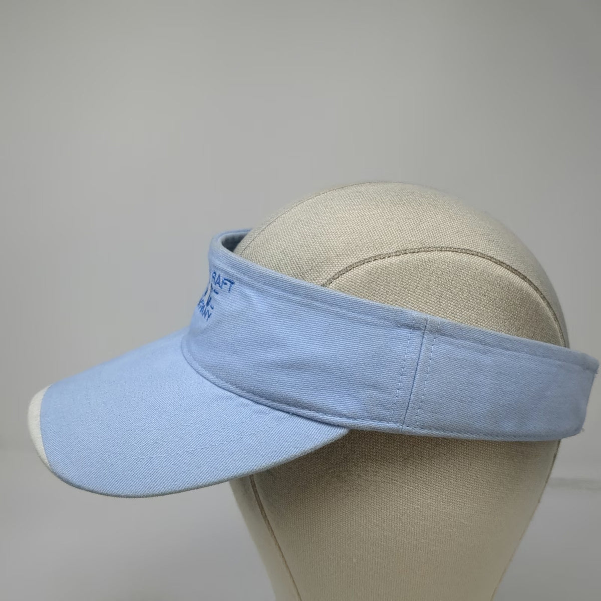 Heritage Apparel Cascade Raft Company Visor Blue OSFM Strapback Cotton Hat CRC