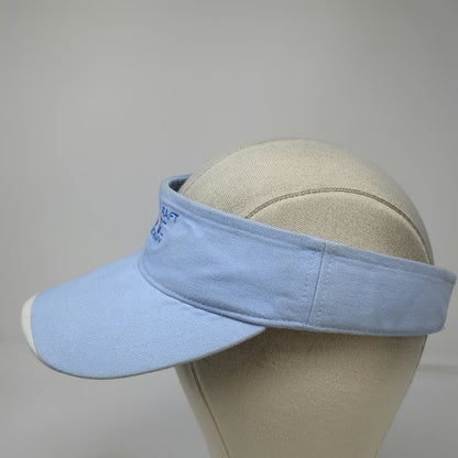 Heritage Apparel Cascade Raft Company Visor Blue OSFM Strapback Cotton Hat CRC