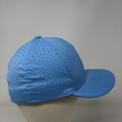 Champro Fitted Hat Blue Small-Medium Embroidered Laser Cut 6 Panel