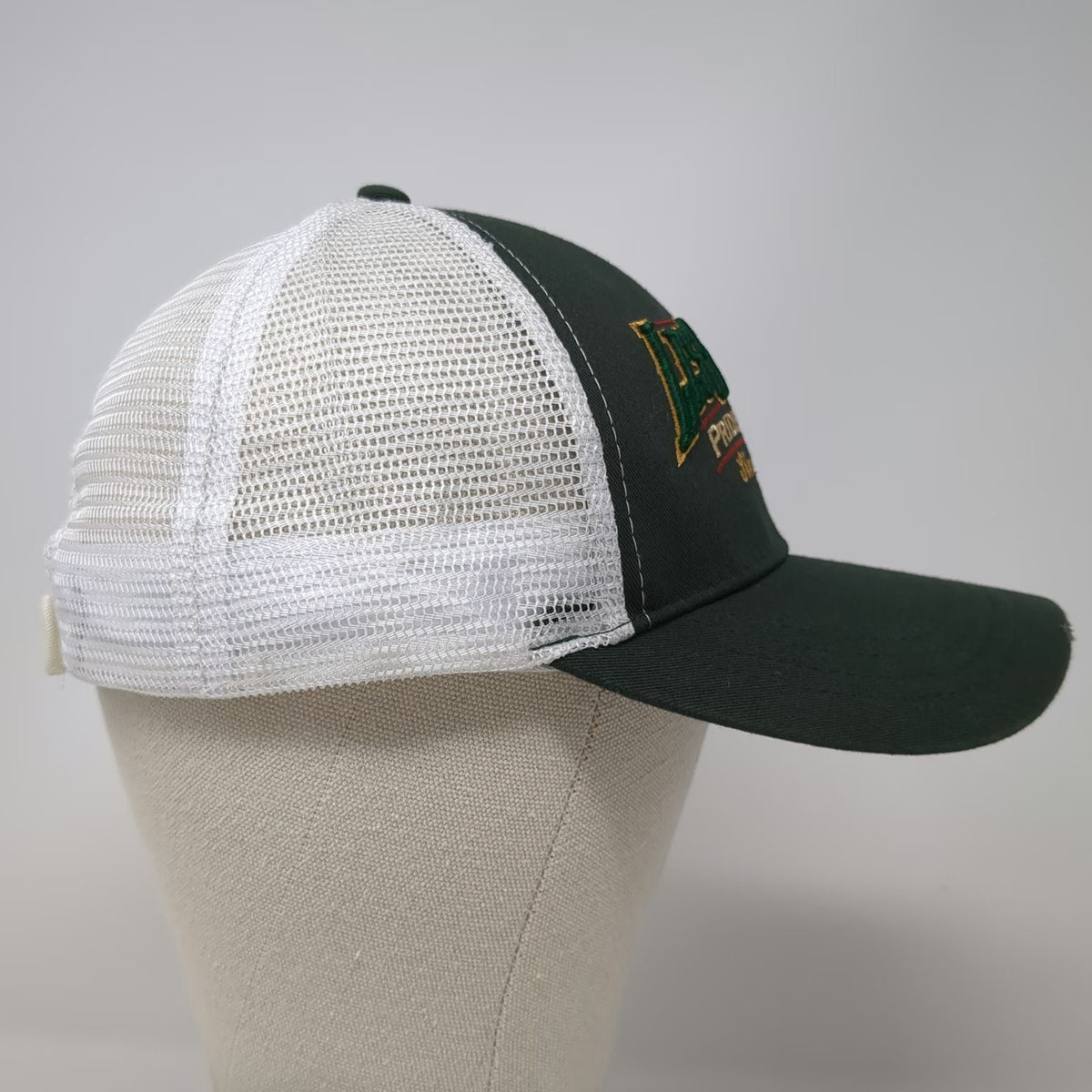 GO USA Baseball Cap Green One Size Les Schwab Pride In Ag Mesh Strapback Hat
