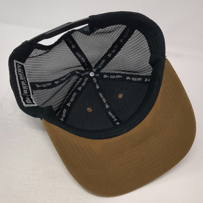 Red Dirt Hat Co. Trucker Hat Brown One Size Mesh Back Snapback Nature Patch