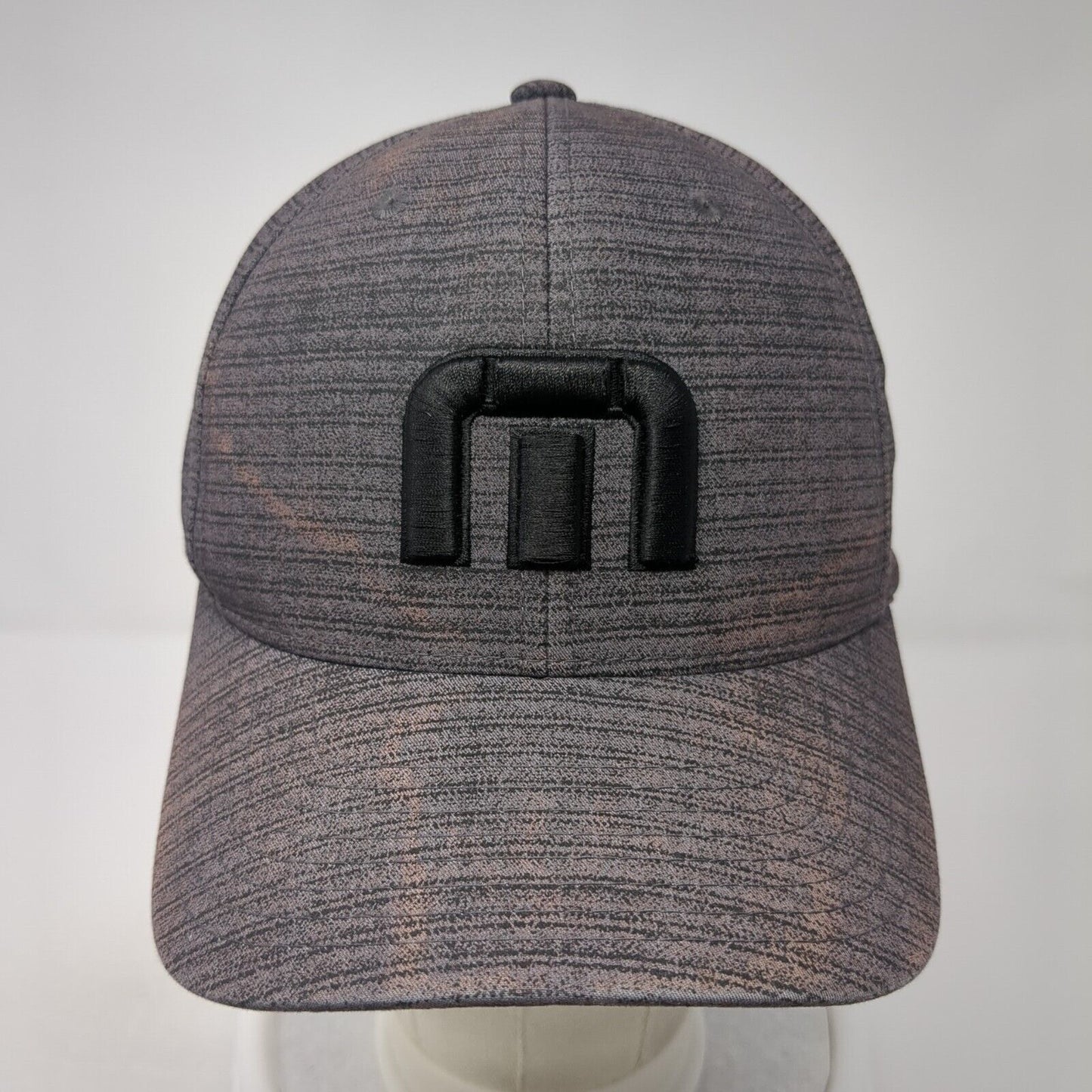 Travis Mathew Logo Snapback Hat Gray One Size Adjustable Flexfit 110