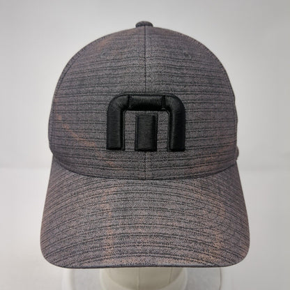 Travis Mathew Logo Snapback Hat Gray One Size Adjustable Flexfit 110