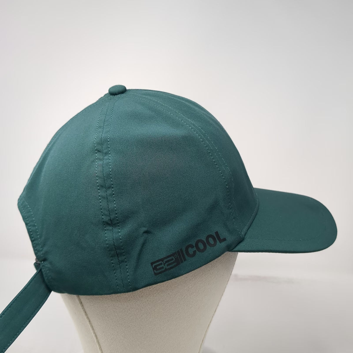32 Degrees Baseball Cap Green One Size Performance Lightweight Slideback Hat