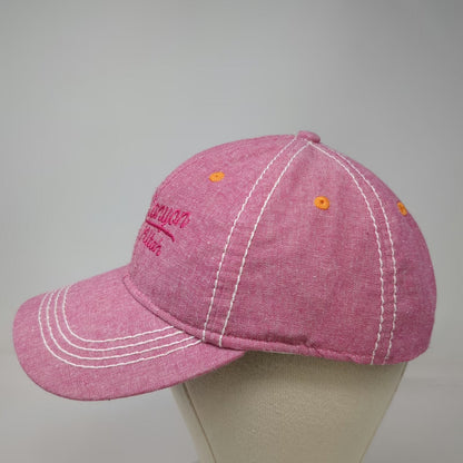 ACE USA Snapback Hat Pink One Size Bryce Canyon Utah Gingham Underbrim Cotton